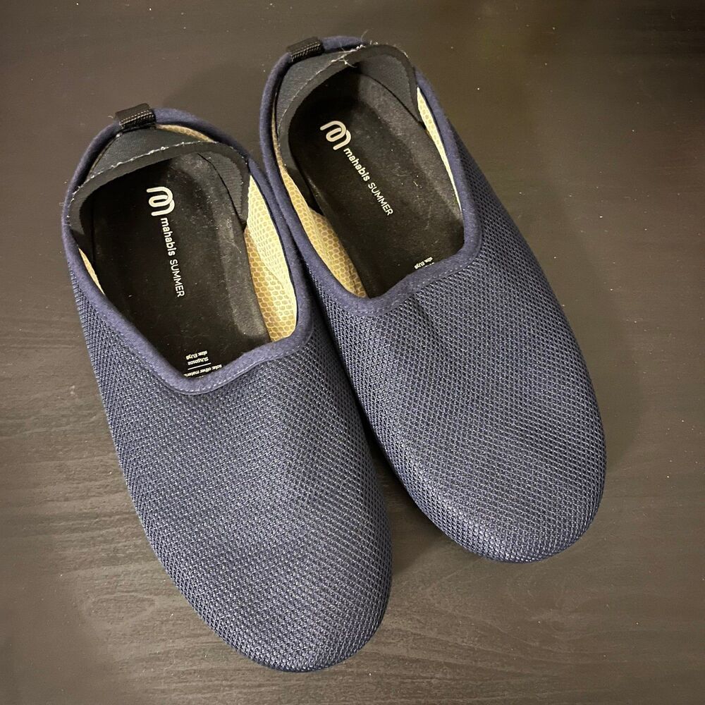 UNISEX MAHABIS SUMMER SLIPPER NAVY BLUE IN COLOR SIZE EU 38 WOMENS 8 MENS 6